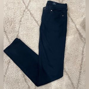 AG, Navy Blue straight leg Jeans, Size 24
